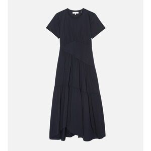 Frame Navy Midi Dress